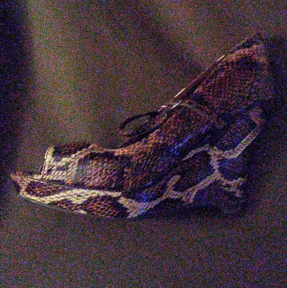 Snake Skin Patterned Sandals - Picture 2 of 3